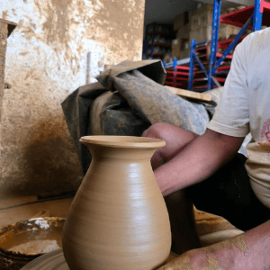 Ram Pottery workshop handcrafted clay process image 11