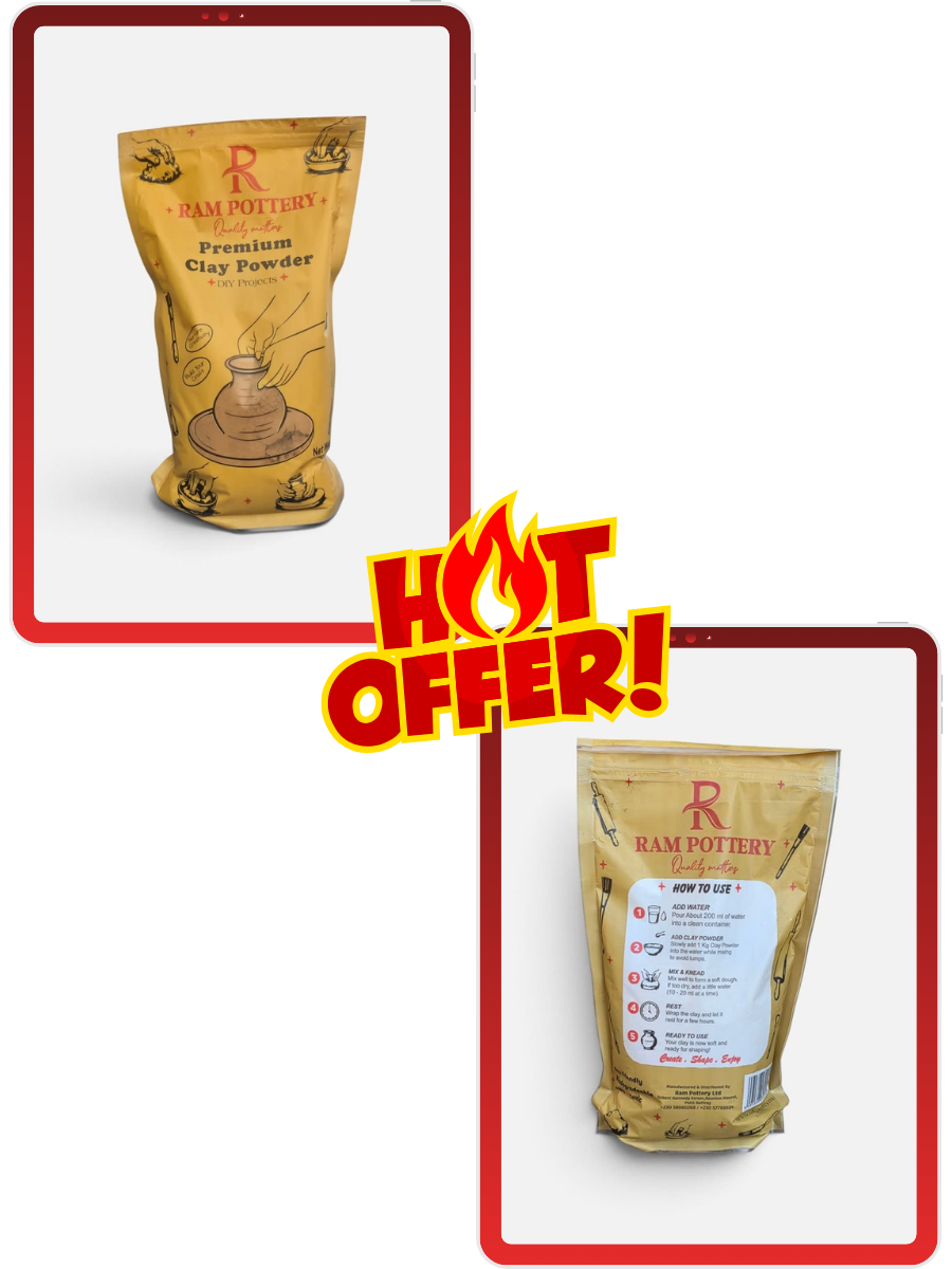 Ram Pottery Premium Clay Powder pouch
